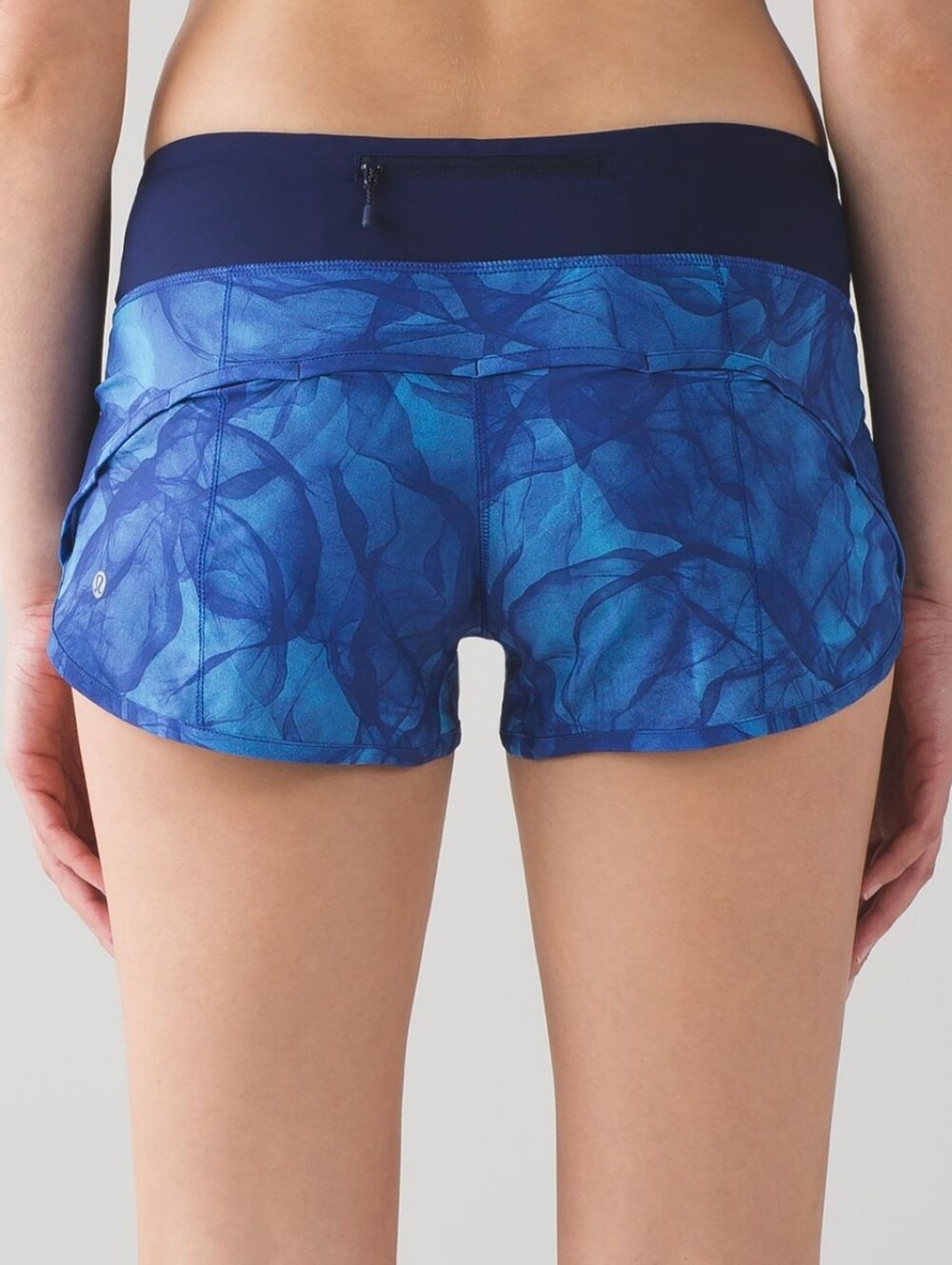 Lululemon Speed Short (2 1/2")Mini Midnight Tulle Multi / Hero Blue